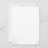 Baby shower van moderne groene eucalyptusparen kaart (Achterkant)