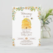 Baby shower van moeder tot bij kaart (Staand voorkant)