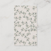 Baby shower van moer Deer Fawn Floral Diaper Raffl Informatiekaartje (Achterkant)