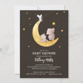 Baby shower van moon en sterren kaart (Voorkant)