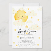 Baby shower van moon en sterren kaart (Voorkant)