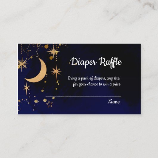 Baby shower van moon en sterren Kaarten van luider (Voorkant)