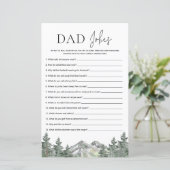 Baby shower van Mountain Woodland (Staand voorkant)