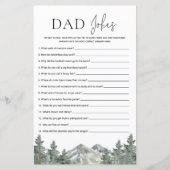 Baby shower van Mountain Woodland (Voorkant)