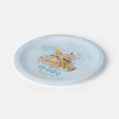 Baby shower van Noahs ark Papieren Bordje (Gekanteld)