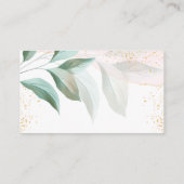 Baby shower van olifant informatiekaartje (Achterkant)