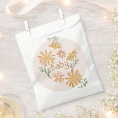 Baby shower van Oranje en gele dagen Bedankzakje (Geknipt)