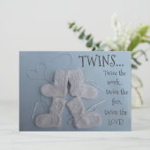 Baby shower van paardenrennen kaart (Staand voorkant)