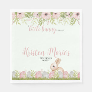 Baby shower van paashaas servet
