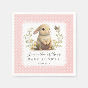 Baby shower van paasmeisje Oh Baby Bunny Spring Gi Servet