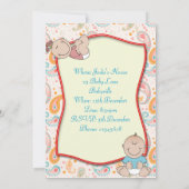 Baby shower van Paisley Kaart (Achterkant)