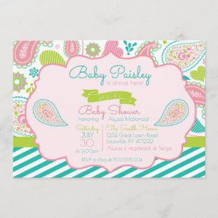 Baby shower van Paisley Kaart