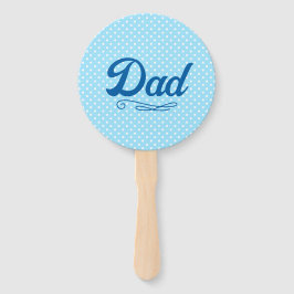 Baby shower van papa en mama handwaaier