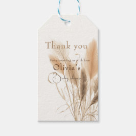 Baby shower van papegaaien cadeaulabel