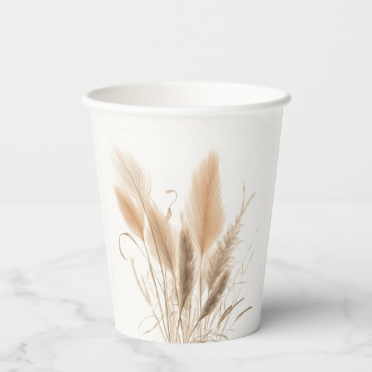 Baby shower van papegaaien papieren bekers (Achterkant)