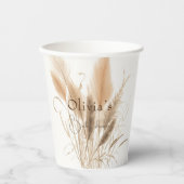 Baby shower van papegaaien papieren bekers (Voorkant)