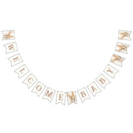 Baby shower van papegaaien vlaggetjes