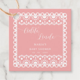 Baby shower van Papel Picado Cielito Lindo Bedankjes Labels