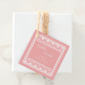 Baby shower van Papel Picado Cielito Lindo Bedankjes Labels (In situ)