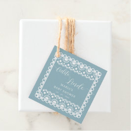 Baby shower van Papel Picado Cielito Lindo Bedankjes Labels