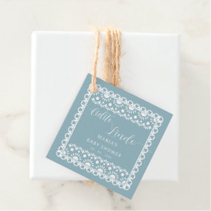 Baby shower van Papel Picado Cielito Lindo Bedankjes Labels