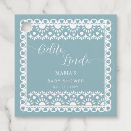 Baby shower van Papel Picado Cielito Lindo Bedankjes Labels