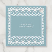 Baby shower van Papel Picado Cielito Lindo Bedankjes Labels (Achterkant)