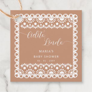 Baby shower van Papel Picado Cielito Lindo Bedankjes Labels
