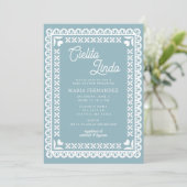 Baby shower van Papel Picado Cielito Lindo Kaart (Staand voorkant)