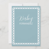 Baby shower van Papel Picado Cielito Lindo Kaart (Achterkant)