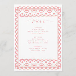 Baby shower van Papel Picado Cielito Lindo Menu