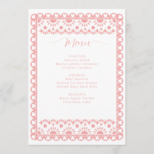 Baby shower van Papel Picado Cielito Lindo Menu