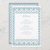 Baby shower van Papel Picado Cielito Lindo Menu (Voorkant / Achterkant)