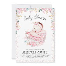 Baby shower van pasgeboren Floral