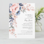 Baby shower van Pastel Bloom Kaart (Staand voorkant)