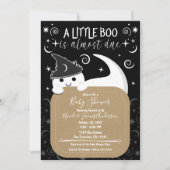 Baby shower van Peking Ghost Witch Halloween Boo Kaart (Voorkant)