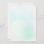 Baby shower van Penguin Winter Boy Kaart (Achterkant)