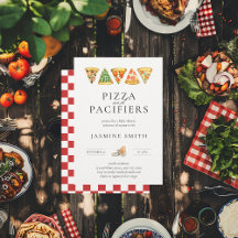 Baby shower van Pizza en Pacifiers