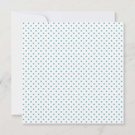 Baby shower van poladots en Butterflies Kaart (Achterkant)