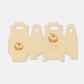 Baby shower van pompoen bedankdoosjes (Uitgevouwen)