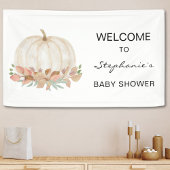Baby shower van pompoen spandoek