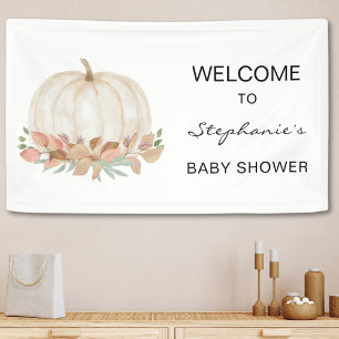 Baby shower van pompoen spandoek