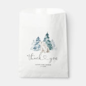 Baby shower van poolbeer bedankzakje (Voorkant)