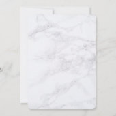 Baby shower van postgele rozenbloemen kaart (Achterkant)