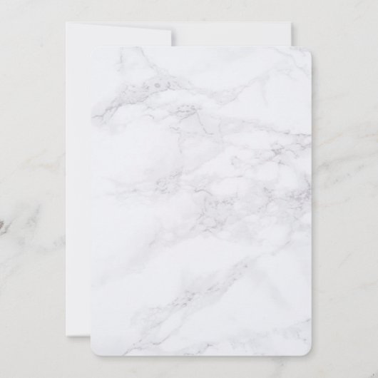 Baby shower van postgele rozenbloemen kaart (Achterkant)