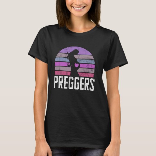 Baby shower van Preggers T-shirt (Voorkant)
