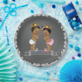 Baby shower van Prince Princess Chalkboard Papieren Bordje (Feest)