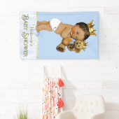 Baby shower van Prince Teddy Bear Spandoek (Insitu)