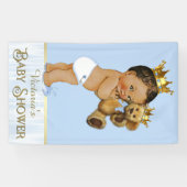 Baby shower van Prince Teddy Bear Spandoek (Horizontaal)