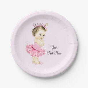 Baby Shower van Prinses Tutu Papieren Bordje